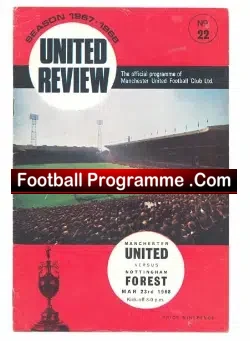 Manchester United v Nottingham Forest 1968