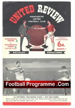 Manchester United v Nottingham Forest 1964