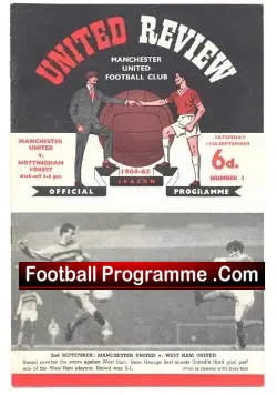 Manchester United v Nottingham Forest 1964