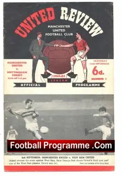 Manchester United v Nottingham Forest 1964