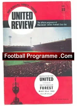 Manchester United v Nottingham Forest 1968