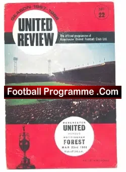 Manchester United v Nottingham Forest 1968