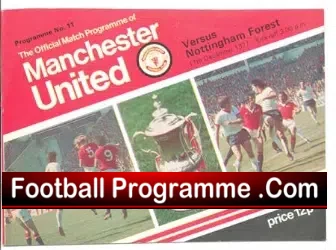 Manchester United v Nottingham Forest 1977