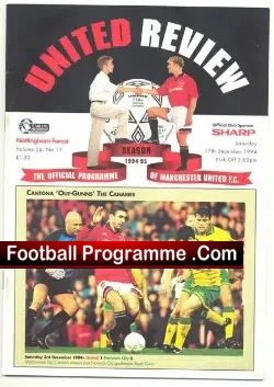 Manchester United v Nottingham Forest 1994