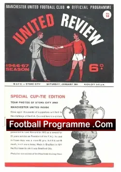 Manchester United v Stoke City 1967 – FA Cup