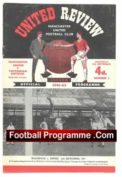 Manchester United v Tottenham 1961