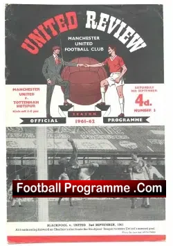 Manchester United v Tottenham 1961