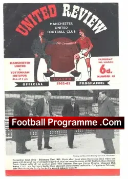 Manchester United v Tottenham 1963