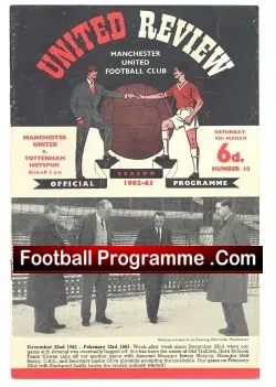Manchester United v Tottenham 1963