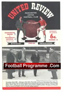 Manchester United v Tottenham 1963