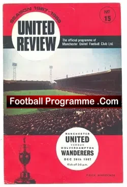 Manchester United v Wolves 1967 - football programme