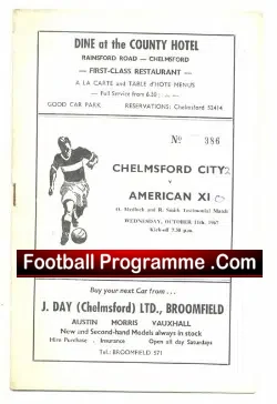 Medlock + R Smith Testimonial Benefit Match Chelmsford City 1967