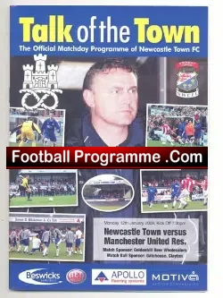 Newcastle Town v Manchester United 2009 – Reserves