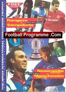 Newcastle United v Manchester United 1994 – Ibrox Cantona Sent OFF