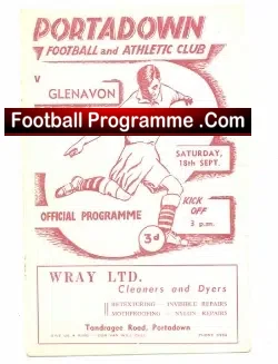 Portadown v Glenavon 1954