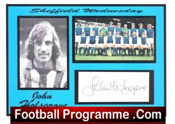 Sheffield Wednesday John Holsgrove Autographed Picture - football memorabilia