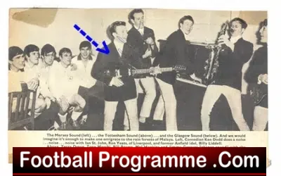 Tottenham Spurs Tony Marchi Autograph + Dave Clarke Five