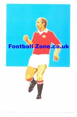 Bobby Charlton Action Portraits Football Card Man Utd