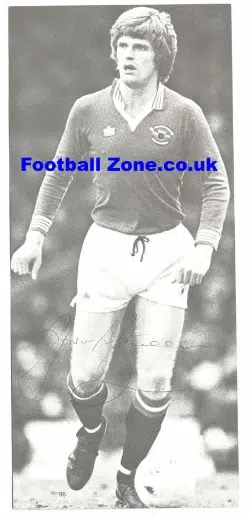 Manchester United Gordon McQueen Autographed Picture Man Utd