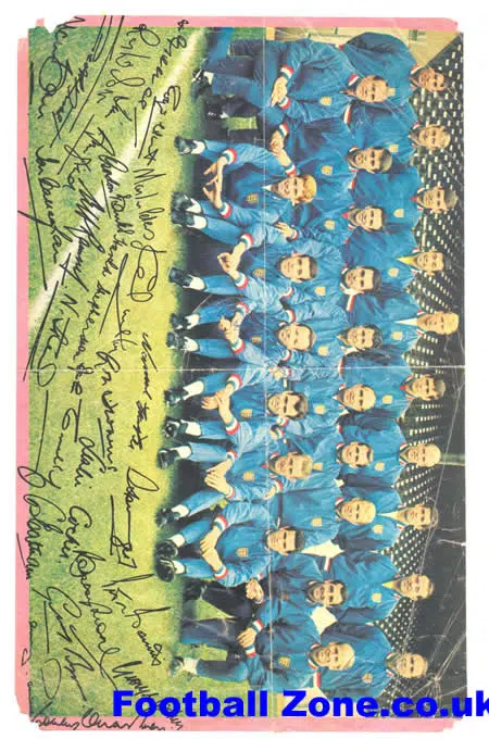 Manchester United Nobby Stiles + England Autographed 1966