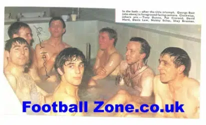 Manchester United David Herd + Nobby Stiles Autograph in Bath