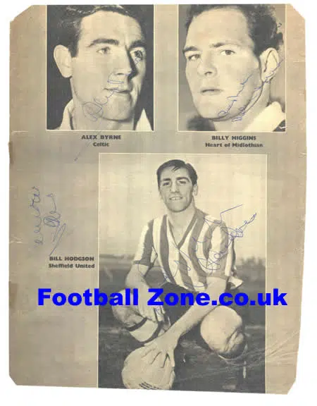West Ham United Lawrie Leslie Autograph Signed Picture