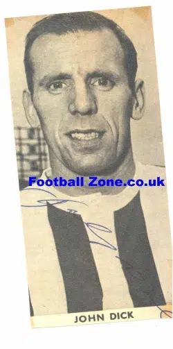 West Ham United John Dick Autographed Picture