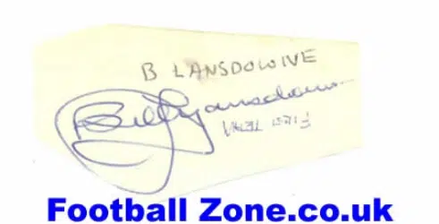 West Ham United B Lansdowne Autograph 1950’s