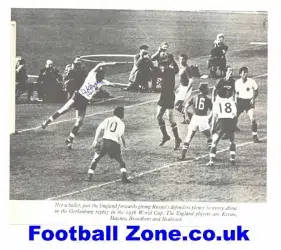 West Bromwich Albion Derek Kevan Autograph Picture 1950's