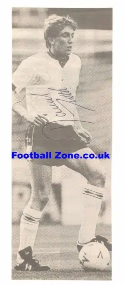 Tottenham Spurs David Tuttle Autograph 1990's