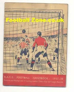 RACS Football Handbook 1937 - 1938