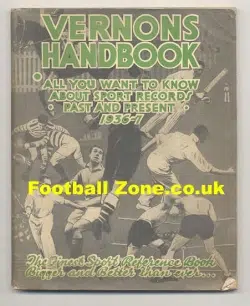 Vernons Football Handbook 1936 - 1937