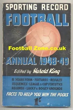 Sporting Record Football Annual 1948 - 1949