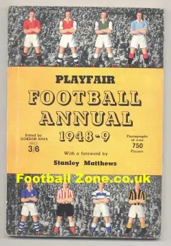 PlayFair Football Annual handook 1948 - 1949