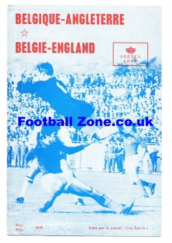 Belgium v England 1966