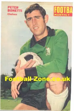 Chelsea Peter Bonetti Autograph Picture 1970