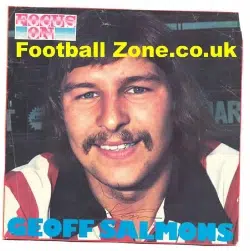 Stoke City Geoff Salmons Autographed Picture 1970
