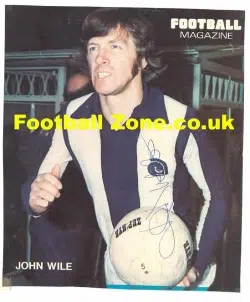 West Bromwich Albion John Wile Autograph Picture
