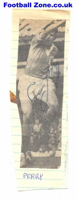 Blackpool Perry Autograph Picture 1950's