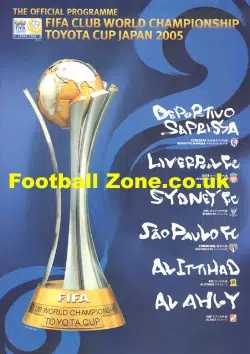Sao Paulo v Liverpool 2005 FIFA World Club Championship + Bag