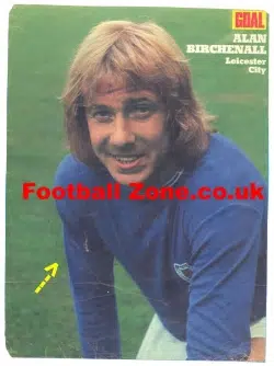 Leicester City Alan Birchenall Autograph Picture 1970's