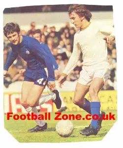 Chelsea John Hollins Signed Picture 1970's