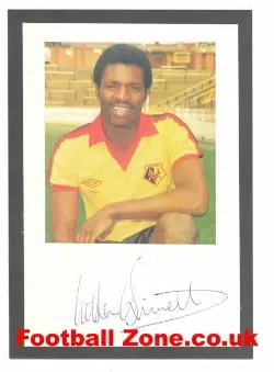 Watford Luther Blissett Signed Picture