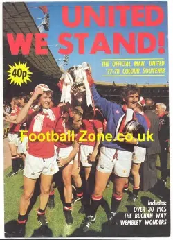 United We Stand Magazine 1977 - 1978 - Man Utd Souvenir