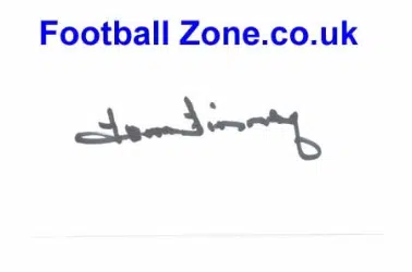 Preston North End Tom Finney Signed Card
