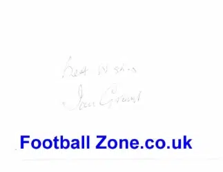 Manchester United Ian Greaves Autograph