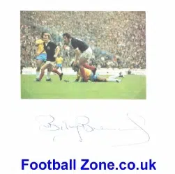 Leeds United Billy Bremner Autograph