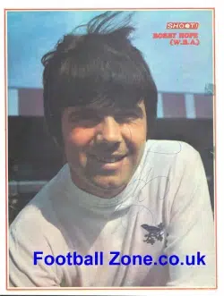 West Bromwich Albion Bobby Hope Autograph Picture 1969