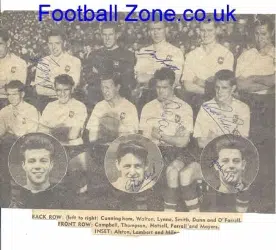 Preston North End Signed Team Picture 1950's