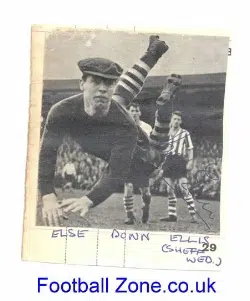Sheffield Wednesday Keith Ellis Autograph 1950's